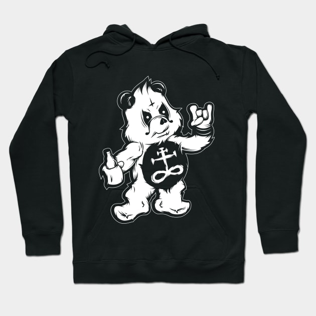 Gothic Bear Hoodie by AlchemyStudio